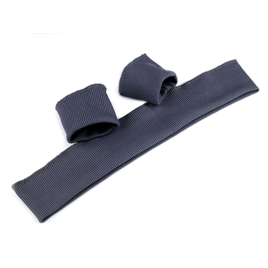 Set bordură și manșete elastice tricotate, lățime 7 cm - 1 set | Mimib