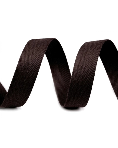 Bandă din bumbac Herringbone, lățime 14 mm - 50 m | Mimib