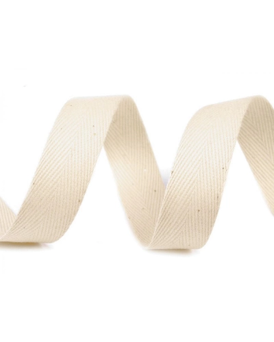 Bandă din bumbac Herringbone, lățime 14 mm - 50 m | Mimib