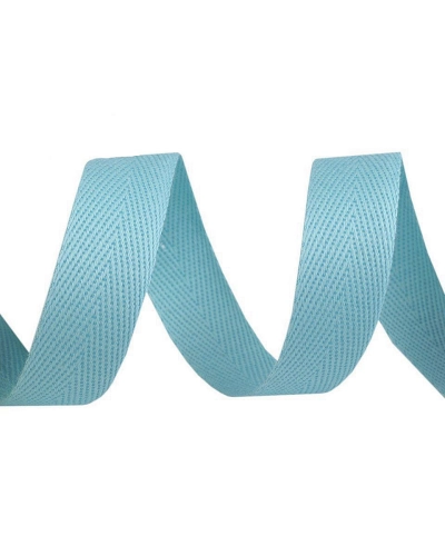 Bandă din bumbac Herringbone, lățime 16 mm - 50 m | Mimib