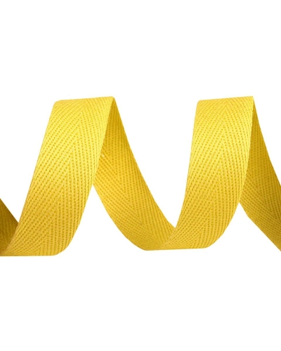 Bandă din bumbac Herringbone, lățime 16 mm - 50 m | Mimib