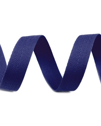 Bandă din bumbac Herringbone, lățime 16 mm - 50 m | Mimib