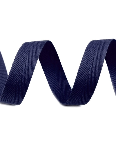 Bandă din bumbac Herringbone, lățime 16 mm - 50 m | Mimib