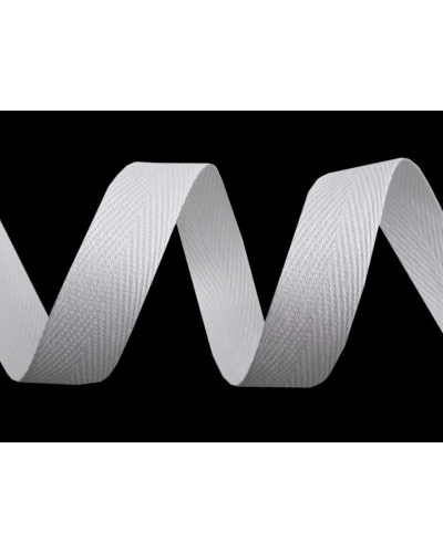 Bandă din bumbac Herringbone, lățime 16 mm - 50 m | Mimib