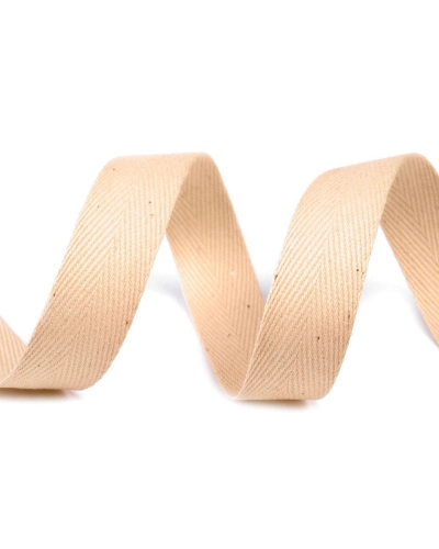 Bandă din bumbac Herringbone, lățime 16 mm - 50 m | Mimib