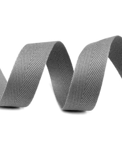 Bandă din bumbac Herringbone, lățime 25 mm - 50 m | Mimib