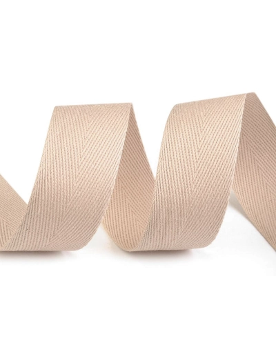 Bandă din bumbac Herringbone, lățime 25 mm - 50 m | Mimib