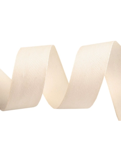 Bandă din bumbac Herringbone, lățime 25 mm - 50 m | Mimib