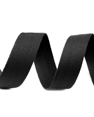 Bandă din bumbac Herringbone, lățime 20 mm - 50 m | Mimib
