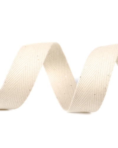 Bandă din bumbac Herringbone, lățime 20 mm - 50 m | Mimib