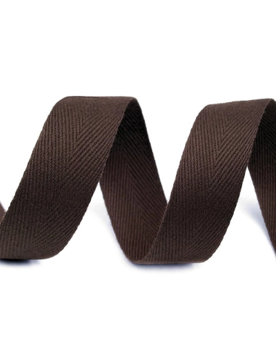 Bandă din bumbac Herringbone, lățime 20 mm - 50 m | Mimib