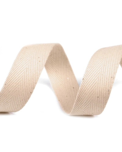 Bandă din bumbac Herringbone, lățime 30 mm - 50 m | Mimib