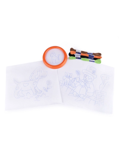 Set de brodat pentru copii - 1 buc. | Mimib