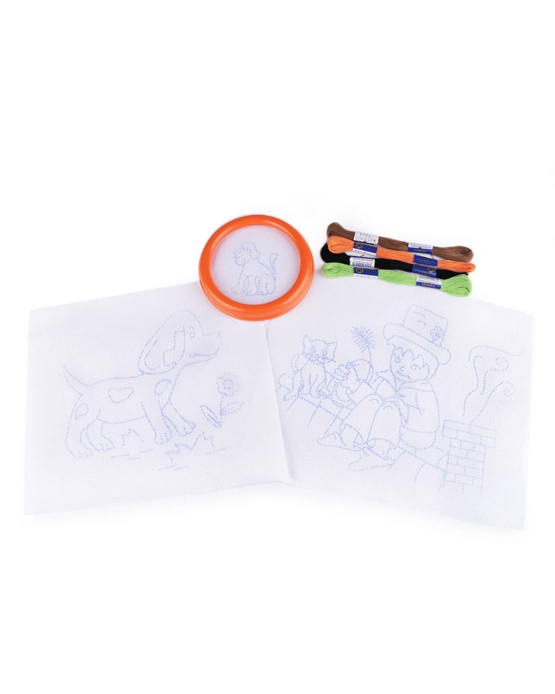 Set de brodat pentru copii - 1 buc. | Mimib