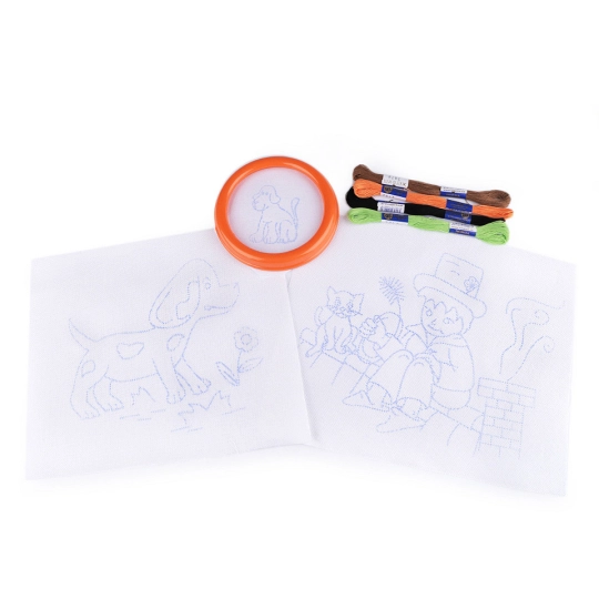 Set de brodat pentru copii - 1 buc. | Mimib
