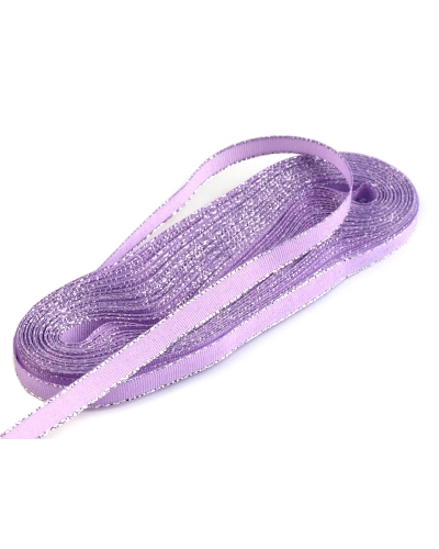 Panglică din tafta cu lurex, lățime 6 mm - 10 m | Mimib