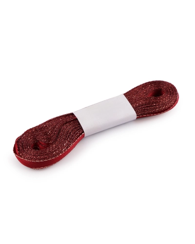 Panglică din tafta cu lurex, lățime 6 mm - 10 m | Mimib