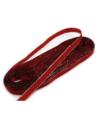 Panglică din tafta cu lurex, lățime 9 mm - 10 m | Mimib
