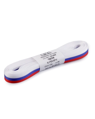 Panglică din tafta tricoloră, lățime 10 mm - 10 m | Mimib