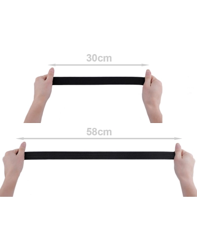 Elastic lat țesut, lățime 30 mm - 25 m | Mimib