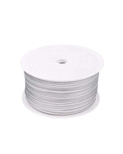 Şnur plat lurex, gol în interior, lățime 2,5 mm - 50 m | Mimib
