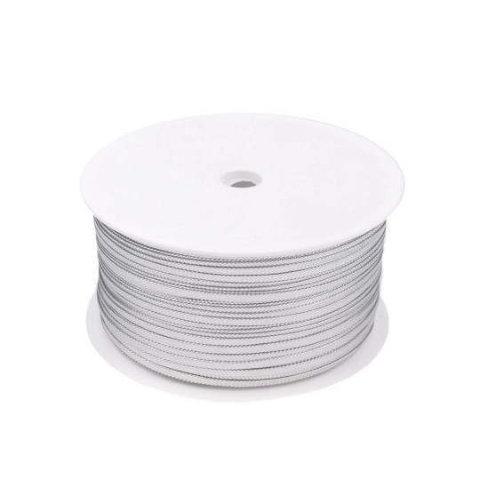 Şnur plat lurex, gol în interior, lățime 2,5 mm - 50 m | Mimib