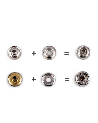 Capse metalice,Ø15 mm vrac - 100 buc. | Mimib