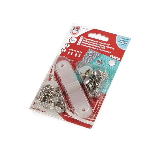 Capse metalice cu aplicator, Ø11 mm - 1 card | Mimib