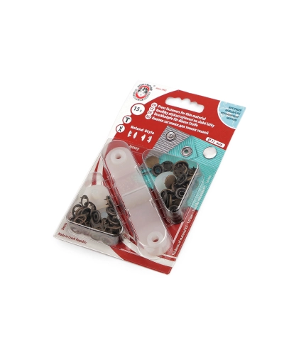 Capse metalice cu aplicator, Ø11 mm - 1 card | Mimib
