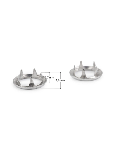 Capse metalice body copii, Ø10 mm - 1 card | Mimib