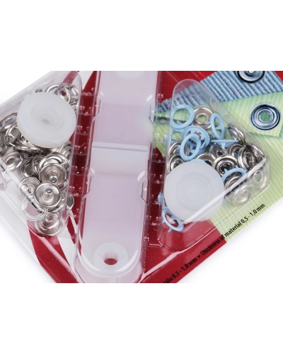 Capse metalice body copii, Ø10 mm - 1 card | Mimib