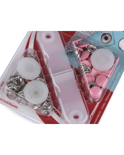 Capse metalice cu aplicator, Ø11 mm - 1 card | Mimib