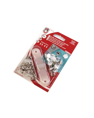 Capse metalice cu aplicator, Ø11 mm - 1 card | Mimib