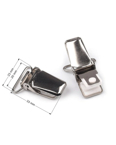 Clips pentru bretele, lățime 20 mm - 20 buc. | Mimib