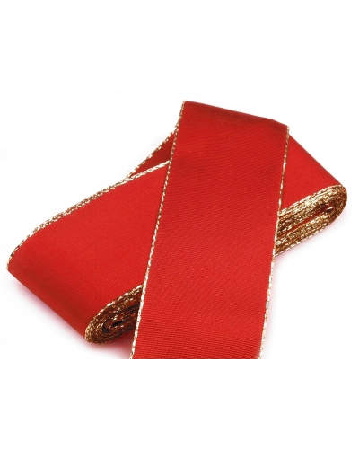 Panglică din tafta cu lurex, lățime 40 mm - 10 m | Mimib