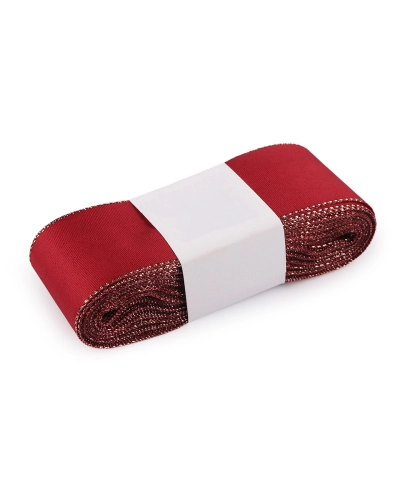 Panglică din tafta cu lurex, lățime 40 mm - 10 m | Mimib