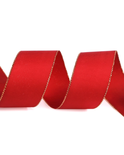 Panglică din tafta cu lurex, lățime 40 mm - 10 m | Mimib