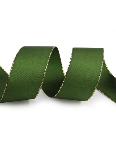 Panglică din tafta cu lurex, lățime 40 mm - 10 m | Mimib