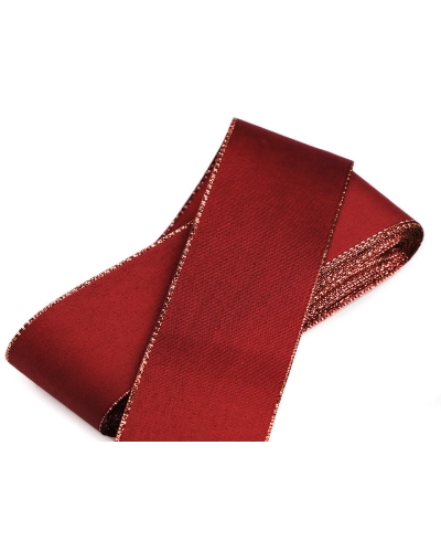 Panglică din tafta cu lurex, lățime 40 mm - 10 m | Mimib