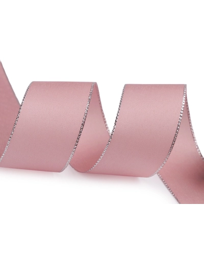 Panglică din tafta cu lurex, lățime 40 mm - 10 m | Mimib