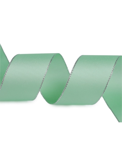 Panglică din tafta cu lurex, lățime 40 mm - 10 m | Mimib