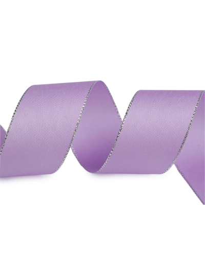 Panglică din tafta cu lurex, lățime 40 mm - 10 m | Mimib