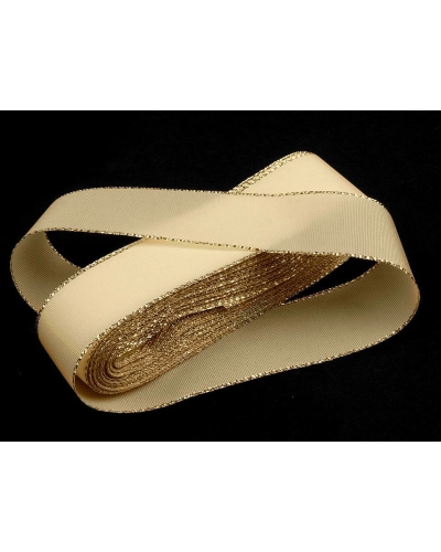 Panglică din tafta cu lurex, lățime 25 mm - 10 m | Mimib