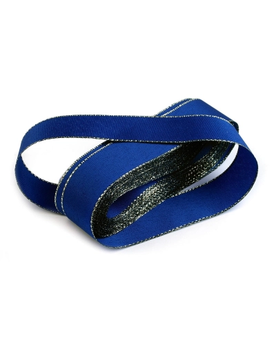 Panglică din tafta cu lurex, lățime 25 mm - 10 m | Mimib