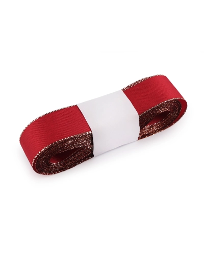 Panglică din tafta cu lurex, lățime 25 mm - 10 m | Mimib