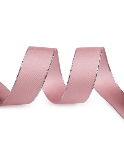 Panglică din tafta cu lurex, lățime 25 mm - 10 m | Mimib