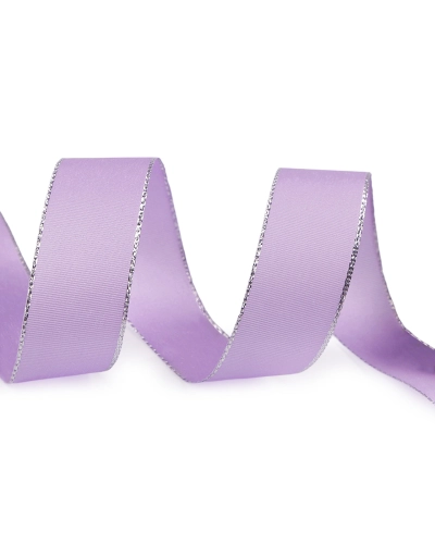 Panglică din tafta cu lurex, lățime 25 mm - 10 m | Mimib