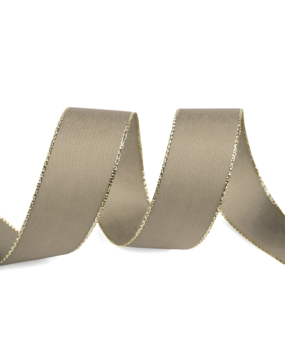 Panglică din tafta cu lurex, lățime 25 mm - 10 m | Mimib