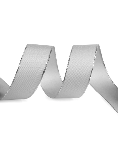 Panglică din tafta cu lurex, lățime 25 mm - 10 m | Mimib