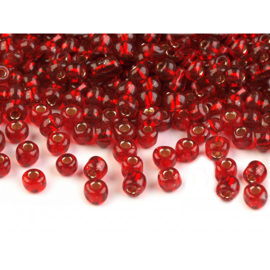 Mărgele nisip cu interior argintiu, 6/0 - 4 mm | Mimib